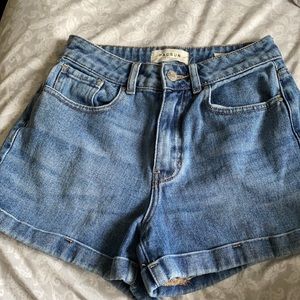 Pacsun mom high rise jean shorts